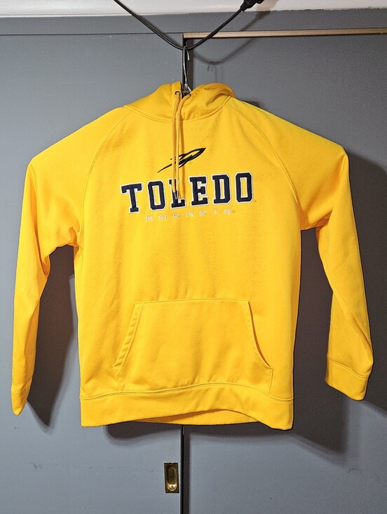 Colosseum Other - Colosseum Yellow Toledo Rockets Hoodie with Black Logo